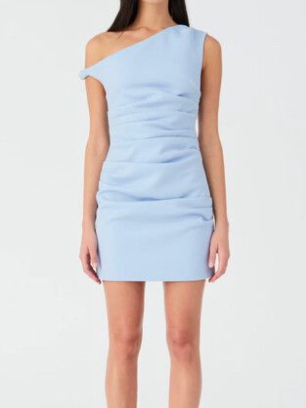 Misha Mallory Drop Shoulder Mini Dress
